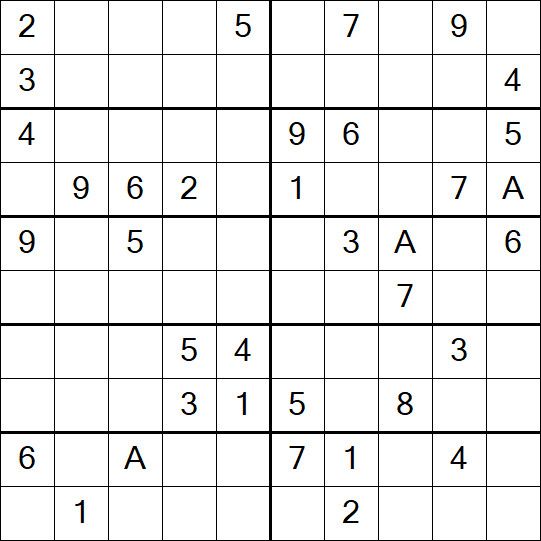 Sudoku 10x10 - Médio