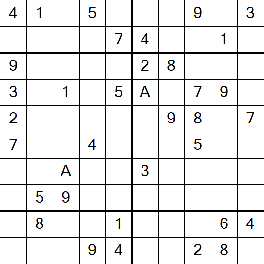 Sudoku 10x10 - Mittel
