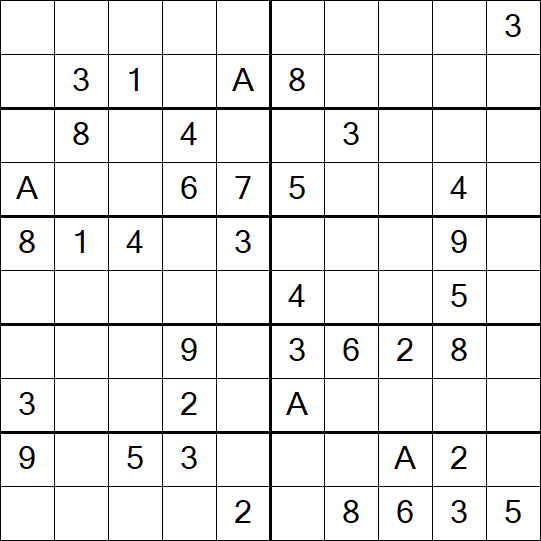 Sudoku 10x10 - Médio