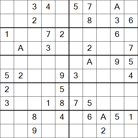 Sudoku 10x10 - Médio