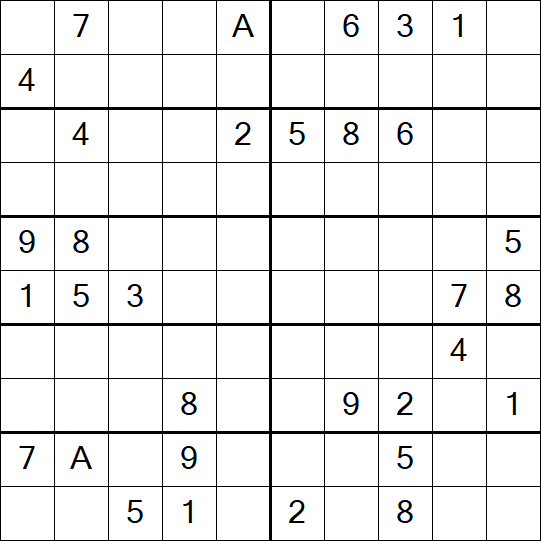 Sudoku 10x10 - Médio
