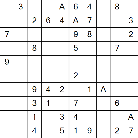 Sudoku 10x10 - Médio
