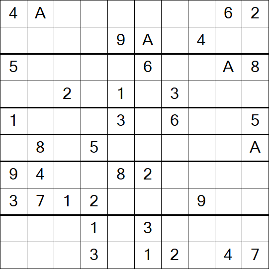 Sudoku 10x10 - Médio