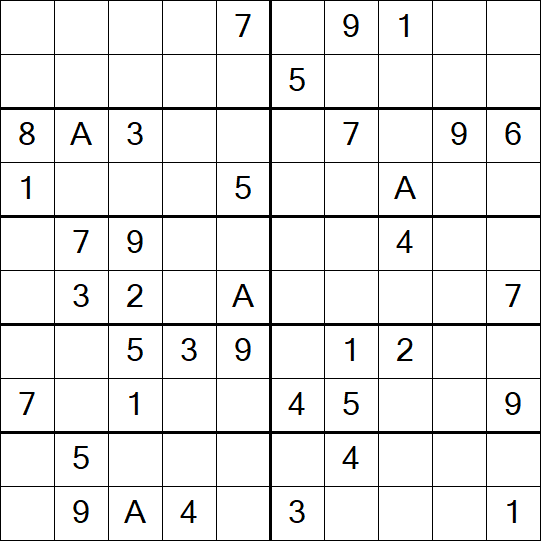 Sudoku 10x10 - Médio