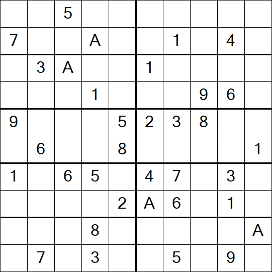 Sudoku 10x10 - Médio