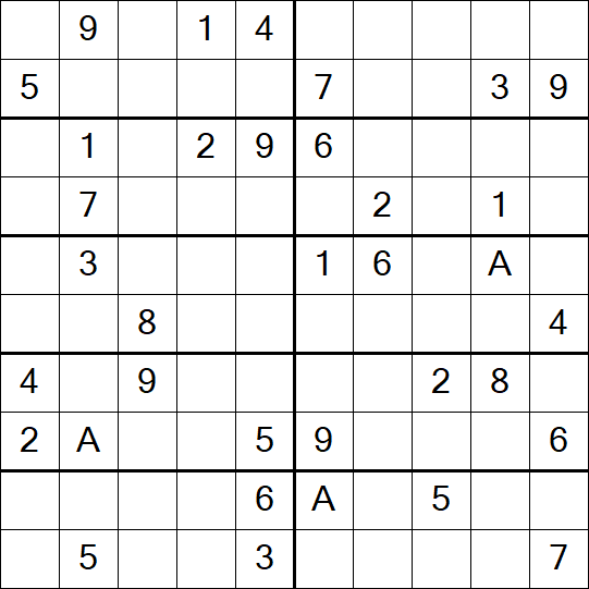 Sudoku 10x10 - Médio