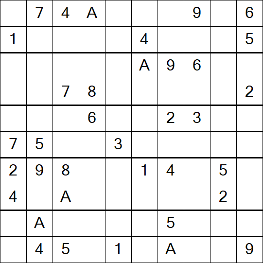 Sudoku 10x10 - Médio