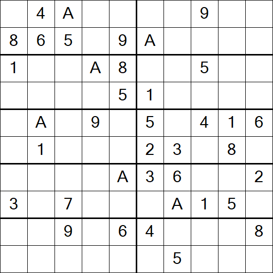 Sudoku 10x10 - Mittel
