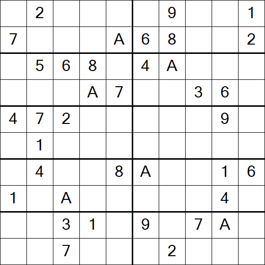Sudoku 10x10 - Médio