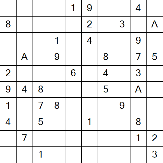Sudoku 10x10 - Médio