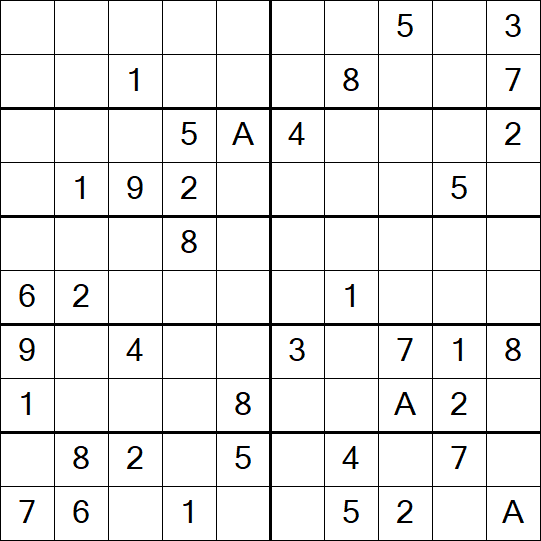Sudoku 10x10 - Médio