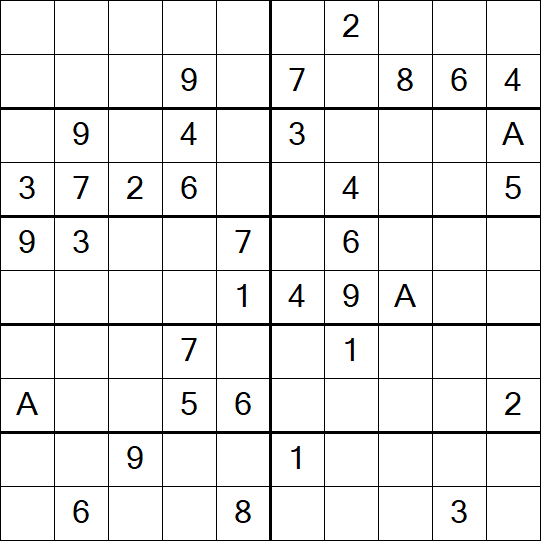 Sudoku 10x10 - Médio