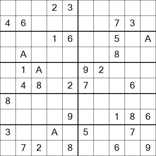 Sudoku 10x10 - Mittel
