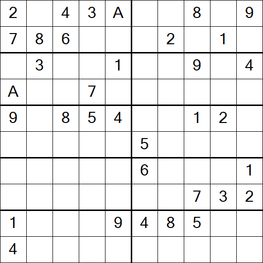 Sudoku 10x10 - Médio