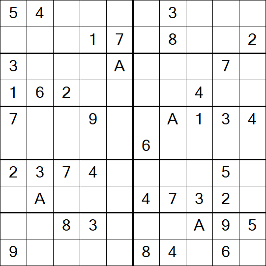 Sudoku 10x10 - Médio