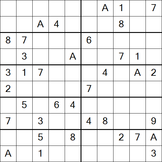 Sudoku 10x10 - Médio
