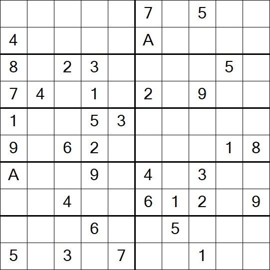 Sudoku 10x10 - Médio