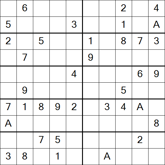 Sudoku 10x10 - Médio