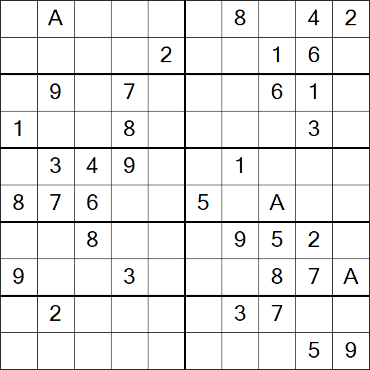 Sudoku 10x10 - Medium