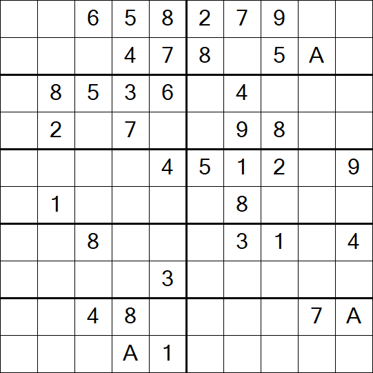 Sudoku 10x10 - Médio
