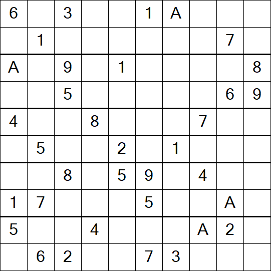Sudoku 10x10 - Médio