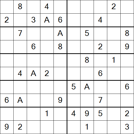 Sudoku 10x10 - Médio