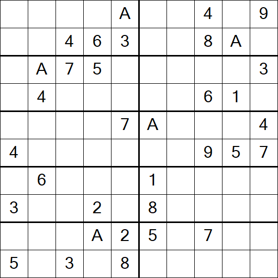 Sudoku 10x10 - Médio