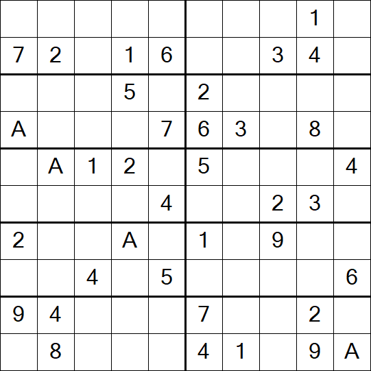 Sudoku 10x10 - Médio