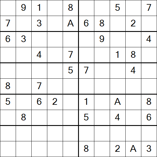 Sudoku 10x10 - Medium