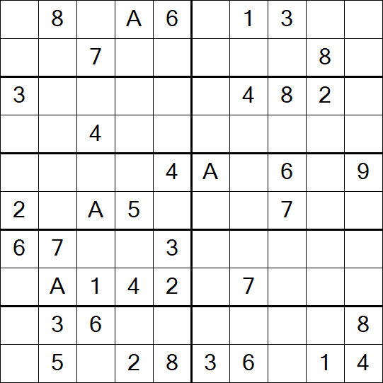 Sudoku 10x10 - Medium