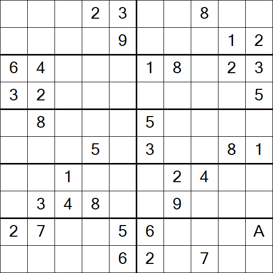 Sudoku 10x10 - Medium