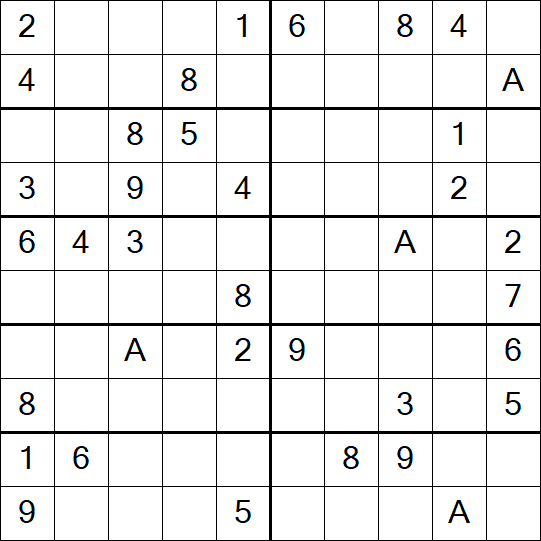 Sudoku 10x10 - Medium
