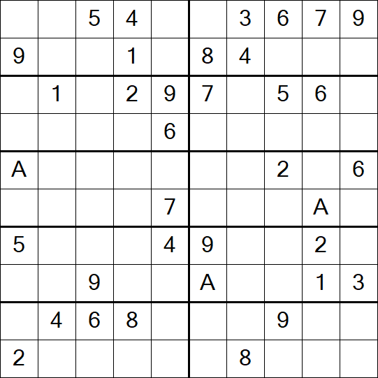 Sudoku 10x10 - Medium