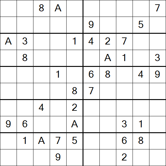 Sudoku 10x10 - Medium