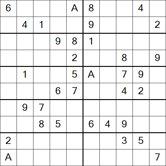 Sudoku 10x10 - Medium
