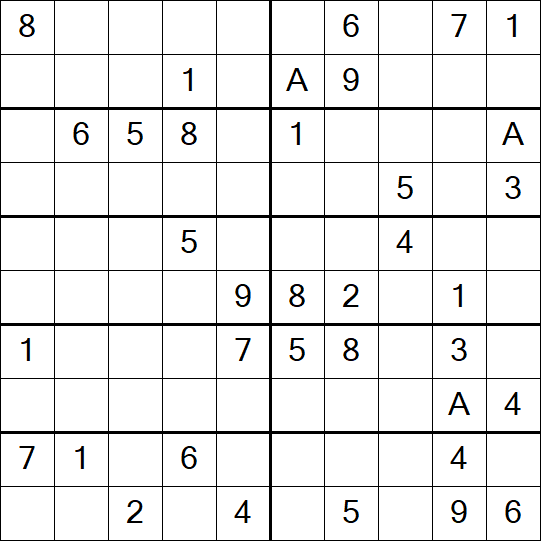 Sudoku 10x10 - Medio