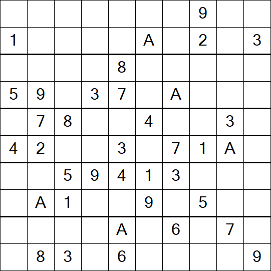Sudoku 10x10 - Moyen