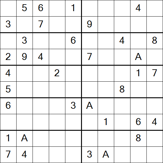 Sudoku 10x10 - Medium