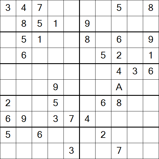 Sudoku 10x10 - Moyen