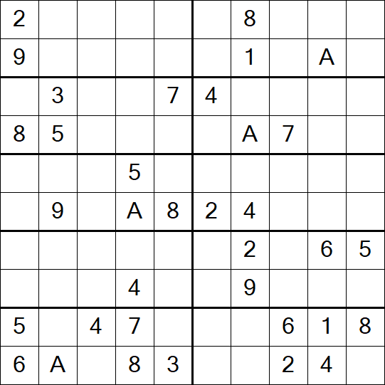 Sudoku 10x10 - Moyen