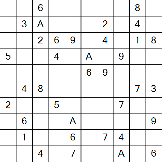 Sudoku 10x10 - Médio