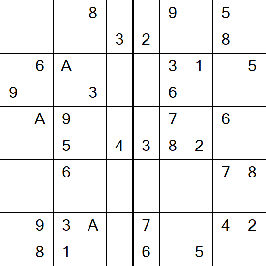 Sudoku 10x10 - Mittel