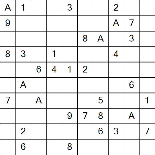 Sudoku 10x10 - Médio