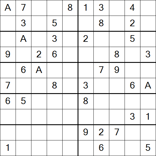 Sudoku 10x10 - Médio