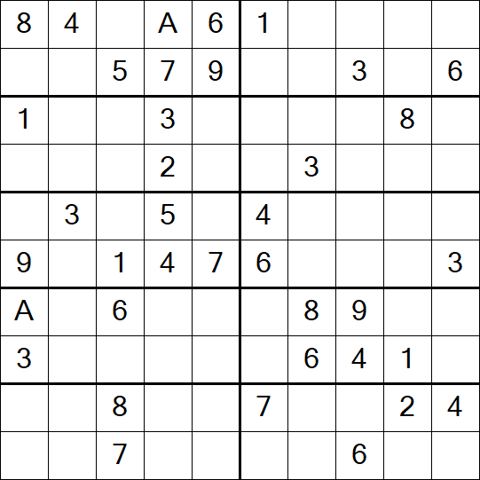 Sudoku 10x10 - Médio