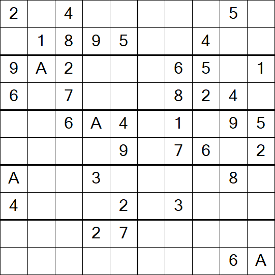 Sudoku 10x10 - Médio