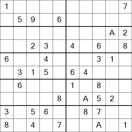 Sudoku 10x10 - Médio