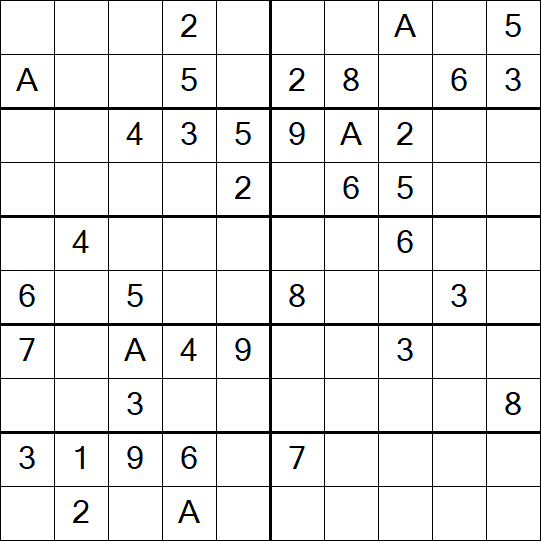 Sudoku 10x10 - Moyen