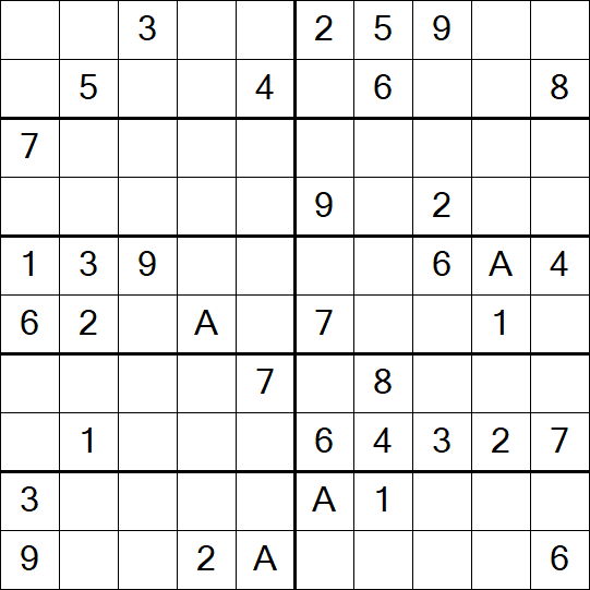 Sudoku 10x10 - Moyen