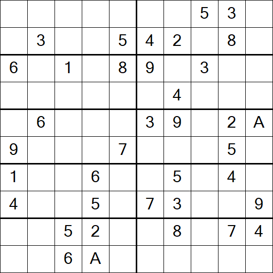 Sudoku 10x10 - Moyen